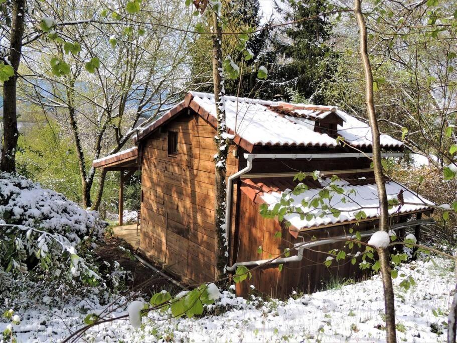 Saint-Laurent-de-Neste Cabane Dans Les Bois Avec Vue Sur Les Pyrenees מראה חיצוני תמונה